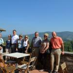 A great group with a great view.