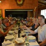 Then it was time for lunch and to toast a wonderful adventure.