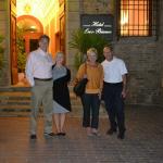 Ready for dinner in San Gimiganano.