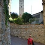 Medieval streets in San Gimignano.