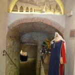 Medeival costumes in the museum.