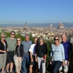 The group and Florence from Piazzalle Michelangelo.