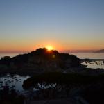 Sunset over Sestri Levante.