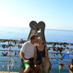 Brad and Cindy are lovers on the Via delle Amore.