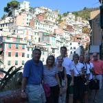 The Cinque Terre village of Riomaggiore.