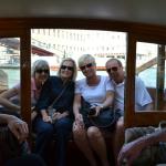 First boat ride in Venice.