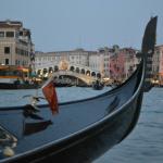The Rialto Bridge over the Grand Canal.