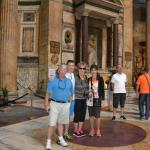 Inside the amazing Pantheon.