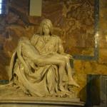 Michelangelo's Pieta in St. Peter's.