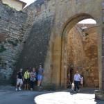 Ready to tackle the climb into the high hill town of Montepulciano.