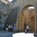 Ready to tackle the climb into the high hill town of Montepulciano.