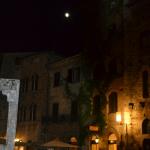 That magical moon shines over medieval San Gimignano.