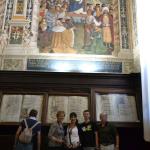 Inside the Piccolomini Library in the Duomo.