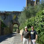 The gate to Florence from Monterrigioni.,