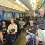 A train ride to the Cinque Terre.