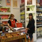 Shopping at the Central Market in Florence.