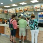 Lunch at McDonalds in Pisa.