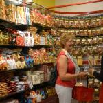 Sue finds a lot to take home from the Central Market.