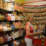 Sue finds a lot to take home from the Central Market.