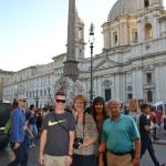 In the Piazza Navona.