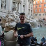 Miles at the Trevi Fountain.