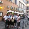Enjoying that first gelato at Giolitti in Rome.