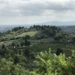 Beautiful landscape surrounding San Gimignano.