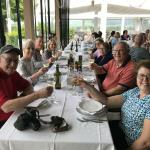 One happy bunch enjoying all the delicious treasures of Emilia Romagna.