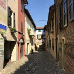 The painted houses of Dozza.