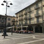 Pretty piazza in Como.