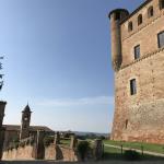 A pretty castle on a hill in Grinzane Cavour.