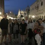 An evening stop in St. Mark's Square in Venice.