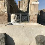 One of the many public fountains in Pompeii.