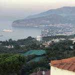 Amazing view of the Sorrento from our hotel.