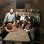 Fun in Soloman's wine cellar.