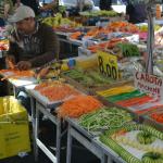 Lively market at Campo Dei Fiore.