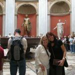 Enjoying the treasures of the Vatican Museum.