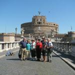 Castel Sant' Angelo across the Tiber River.