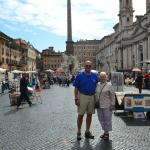 Piazza Navona with the Fountain of four rivers.