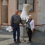 A really big foot in the Capitoline Museum.