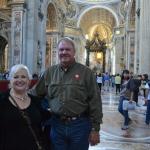 Inside St. Peter's Basilica.