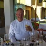 Pat's first taste of Grappa.