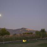 A beautiful full moon over Cortona.