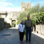 A visit to the tiny walled town of Monterrrigione.