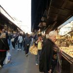 Bonnie hits the gold and silver shops on the Ponte Vecchio.