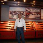 Pat in heaven at the Parazzi showroom.