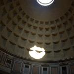 Inside the Pantheon.