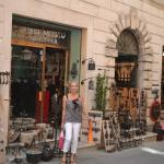 Shops in Montepulciano.