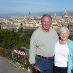 VIEW OF FLORENCE FROM PIAZZALLE MICHELANGELO.