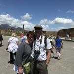 Doug and Julie in the Forum at Pompeii.